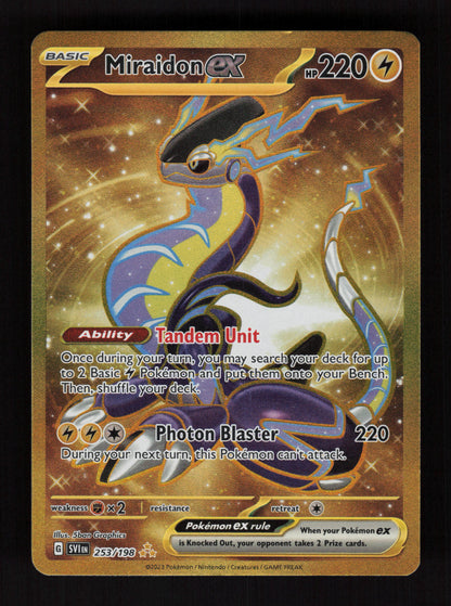 Miraidon ex 253/198 - Hyper Rare - Scarlet & Violet Base Set