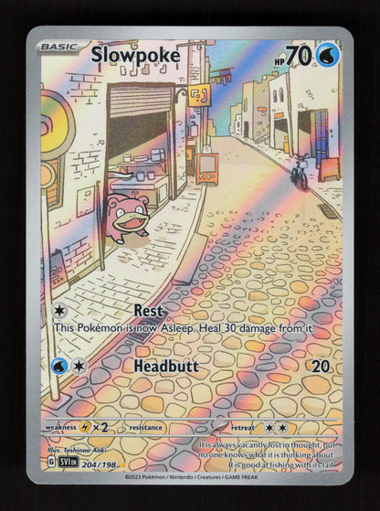 Slowpoke 204/198 - Illustration Rare - Scarlet & Violet Base Set