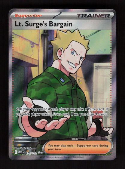 Lt. Surge's Bargain 170/132 - Ultra Rare - Mega Evolution