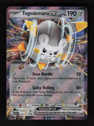 Togedemaru ex 149/217 - Double Rare - Ascended Heroes