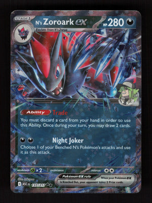 N's Zoroark ex 137/217 - Double Rare - Ascended Heroes