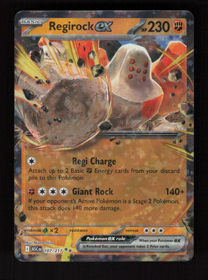 Regirock ex 107/217 - Double Rare - Ascended Heroes