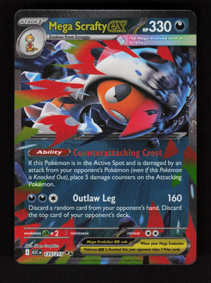 Mega Scrafty ex 135/217 - Double Rare - Ascended Heroes