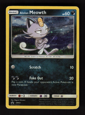 Alolan Meowth SM43 - Promo