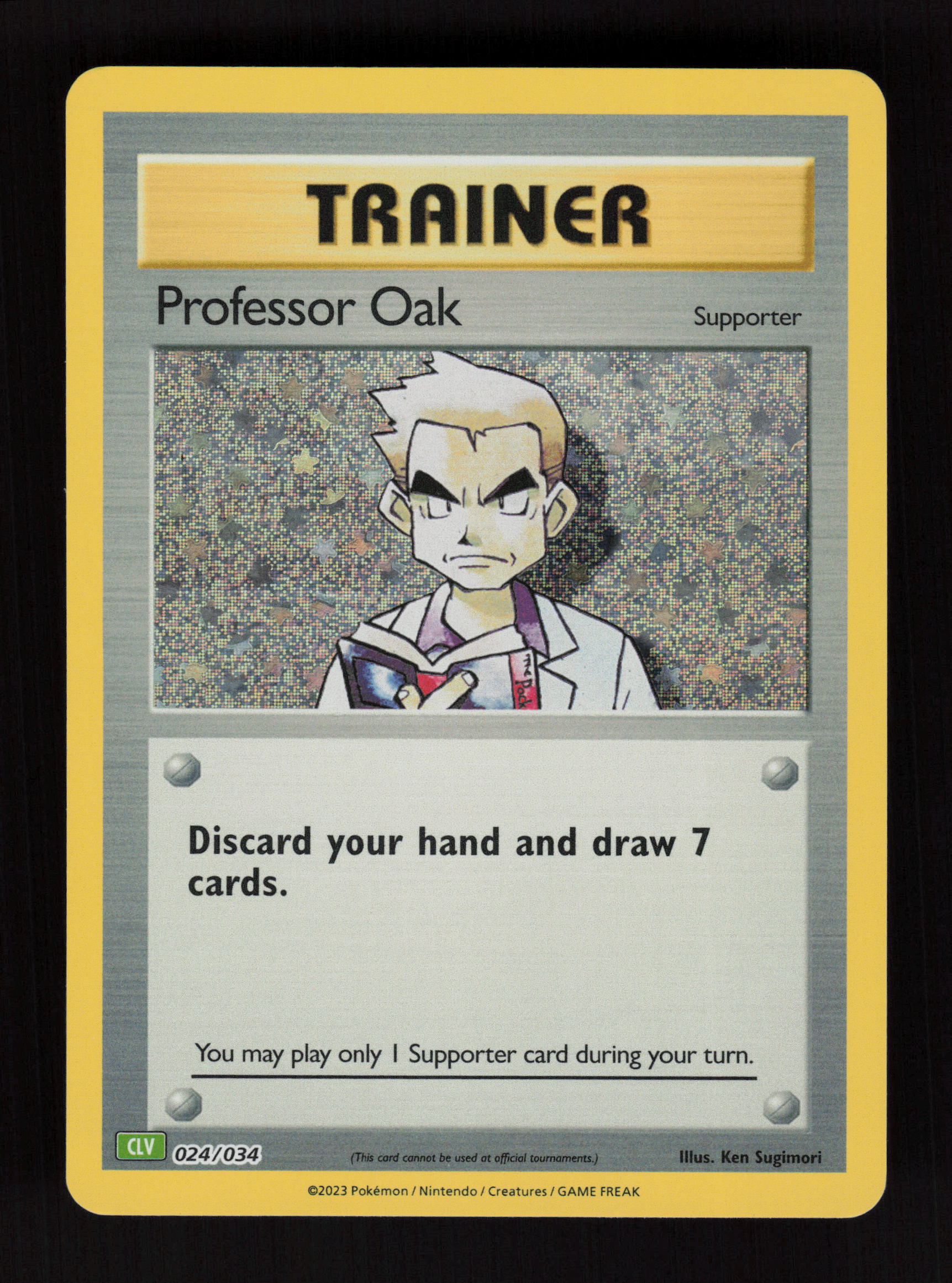 Professor Oak 024/034 CLV - Classic Collection - Trading Card Game Cla