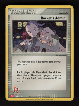Rocket's Admin 025/034 CLC - Classic Collection - Trading Card Game Classic