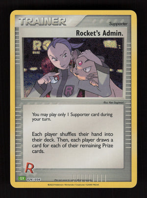 Rocket's Admin 026/034 CLV - Classic Collection - Trading Card Game Classic