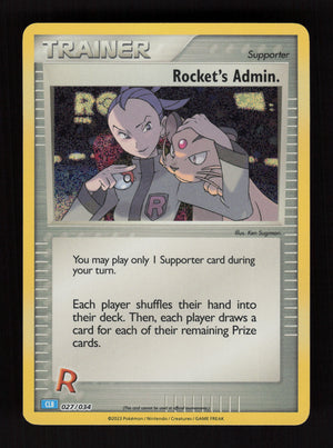 Rocket's Admin 027/034 CLB - Classic Collection - Trading Card Game Classic