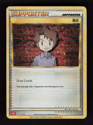Bill 018/034 CLC - Classic Collection - Trading Card Game Classic
