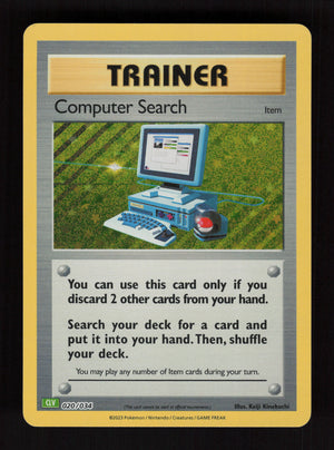Computer Search 020/034 CLV - Classic Collection - Trading Card Game Classic