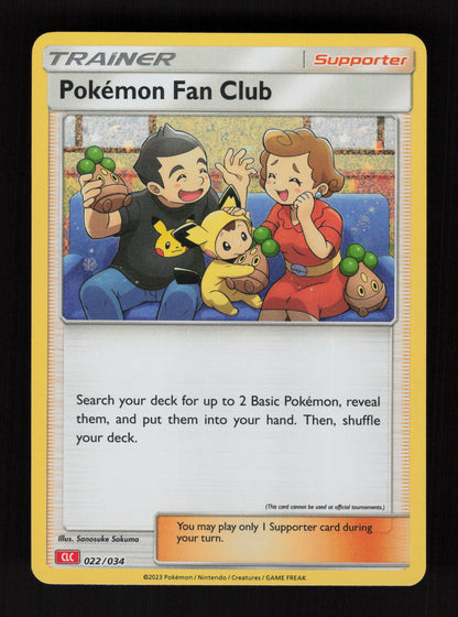 Pokemon Fan Club 022/034 CLC - Classic Collection - Trading Card Game Classic