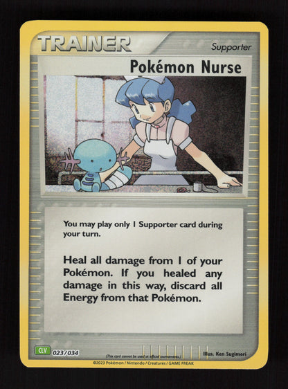 Pokemon Nurse 23/034 - Classic Collection - Trading Card Game Classic
