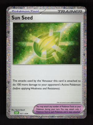 Sun Seed 027/034 - Classic Collection - Trading Card Game Classic