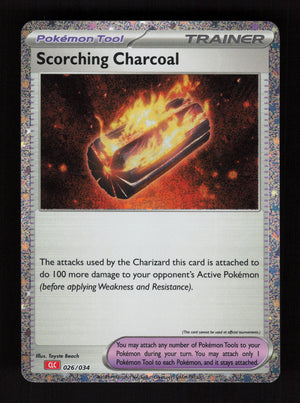 Scorching Charcoal 026/034 - Classic Collection - Trading Card Game Classic