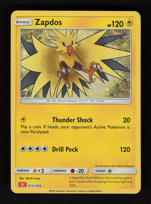 Zapdos 012/034 - Classic Collection - Trading Card Game Classic