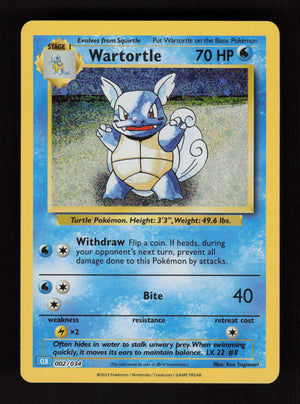 Wartortle 002/034 - Classic Collection - Trading Card Game Classic