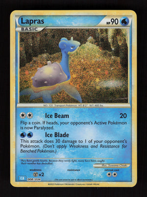 Lapras 008/034 - Classic Collection - Trading Card Game Classic