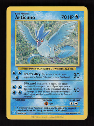 Articuno 009/034 - Classic Collection - Trading Card Game Classic