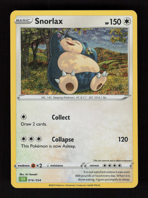 Snorlax 016/034 - Classic Collection - Trading Card Game Classic