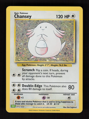 Chansey 015/034 - Classic Collection - Trading Card Game Classic