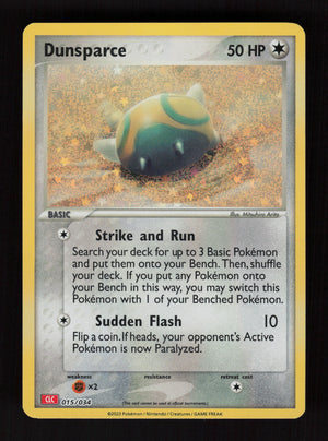 Dunsparce 015/034 - Classic Collection - Trading Card Game Classic