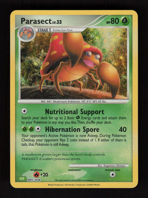 Parasect 005/034 - Classic Collection - Trading Card Game Classic