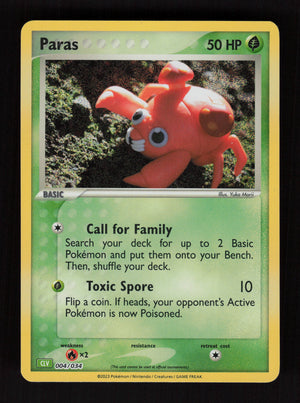 Paras 004/034 - Classic Collection - Trading Card Game Classic