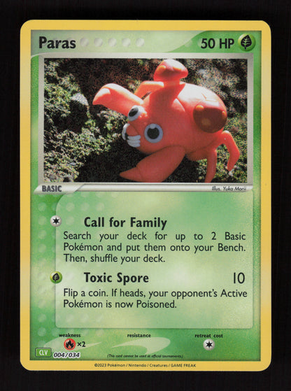 Paras 004/034 - Classic Collection - Trading Card Game Classic