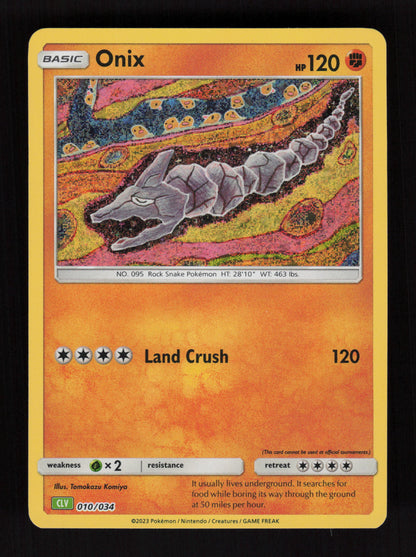 Onix 10/034 - Classic Collection - Trading Card Game Classic