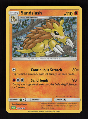 Sandslash 009/034 - Classic Collection - Trading Card Game Classic