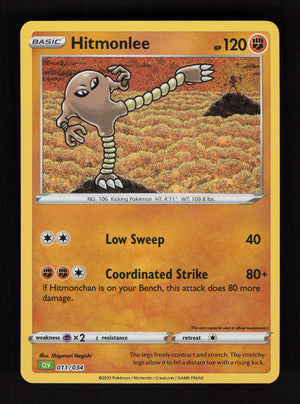 Hitmonlee 011/034 - Classic Collection - Trading Card Game Classic
