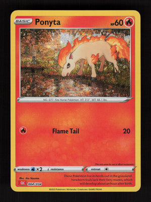 Ponyta 004/034 - Classic Collection - Trading Card Game Classic