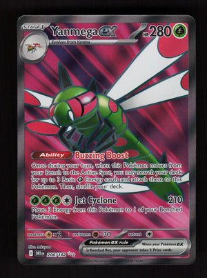 Yanmega ex 206/182 - Ultra Rare - Destined Rivals