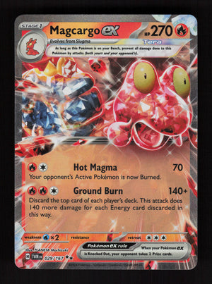 Magcargo ex 029/167 - Double Rare - SV06: Twilight Masquerade
