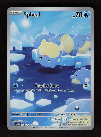 Spheal 199/191 - Illustration Rare - Surging Sparks