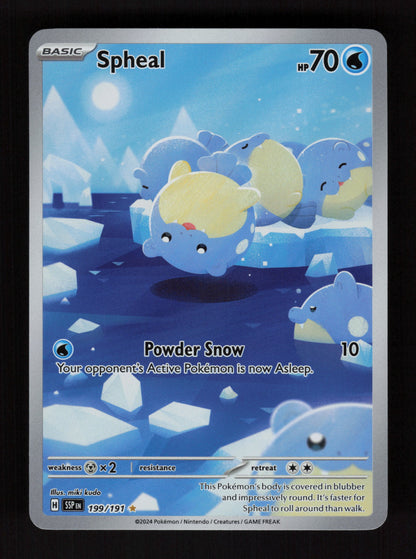 Spheal 199/191 - Illustration Rare - Surging Sparks