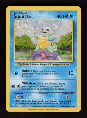 Squirtle 001/034 - Pokemon TCG Classic: Blastoise Deck