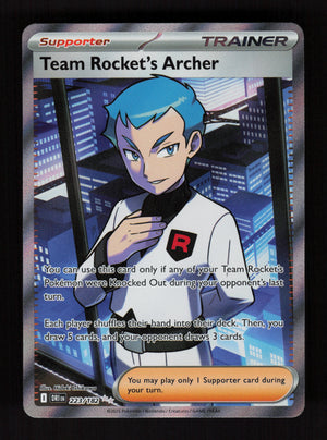 Team Rocket's Archer 223/182 - Ultra Rare - Destined Rivals