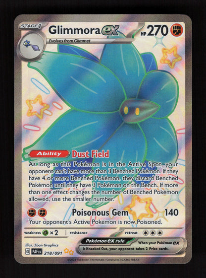 Glimmora ex 218/091 - Shiny Ultra Rare - SV: Paldean Fates