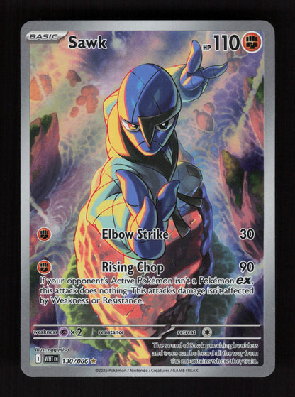 Sawk 130/086 - Illustration Rare - White Flare
