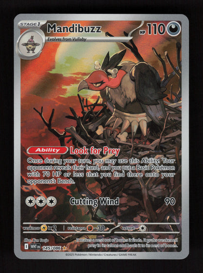 Mandibuzz 145/086 - Illustration Rare - White Flare