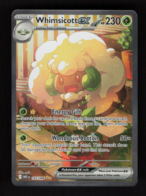 Whimsicott ex 165/086 - Special Illustration Rare - White Flare