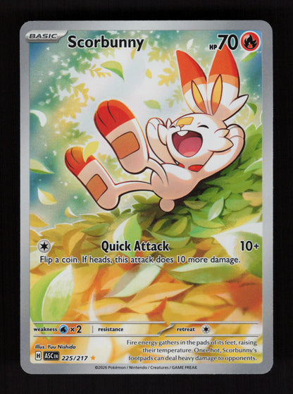 Scorbunny 225/217 - Illustration Rare - Ascended Heroes