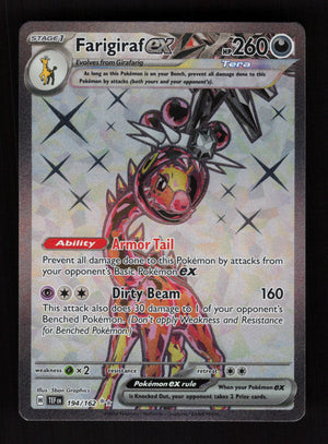 Farigiraf ex 194/162 - Ultra Rare - SV05: Temporal Forces