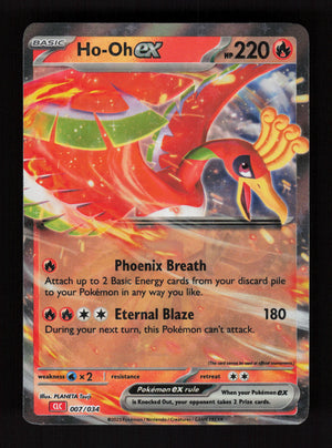 Ho-oh ex 007/034 - Classic Collection - Trading Card Game Classic