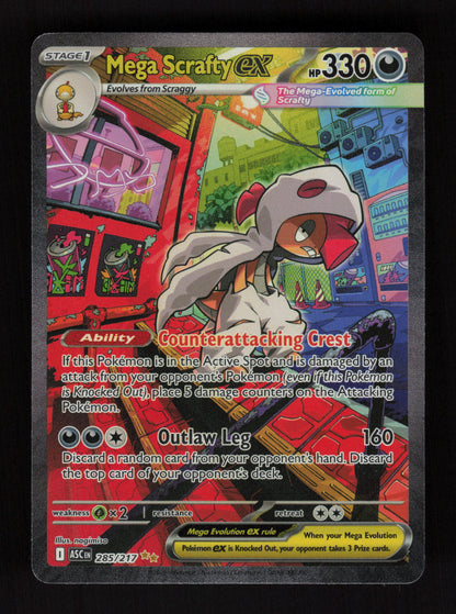 Mega scrafty ex 285/217 - Special Illustration Rare - Ascended Heroes