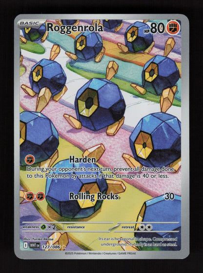 Roggenrola 127/086 - Illustration Rare - White Flare