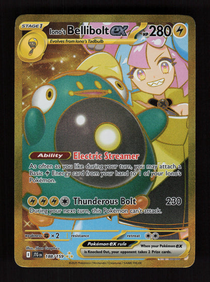 Iono's Bellibolt ex 188/159 - Hyper Rare - SV09: Journey Together