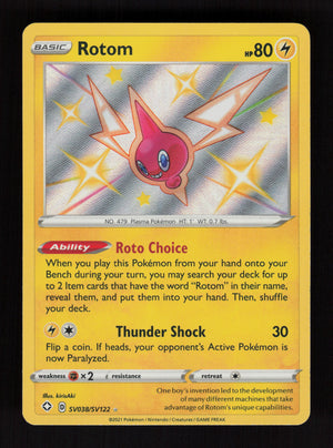 Rotom SV038/SV122 - Shiny Holo - Shining Fates