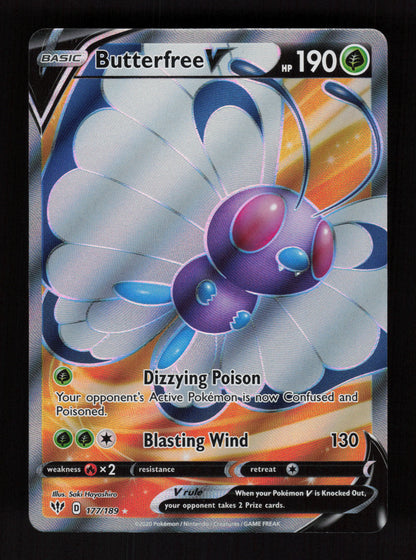Butterfree V 177/189 - Ultra Rare - SWSH03: Darkness Ablaze